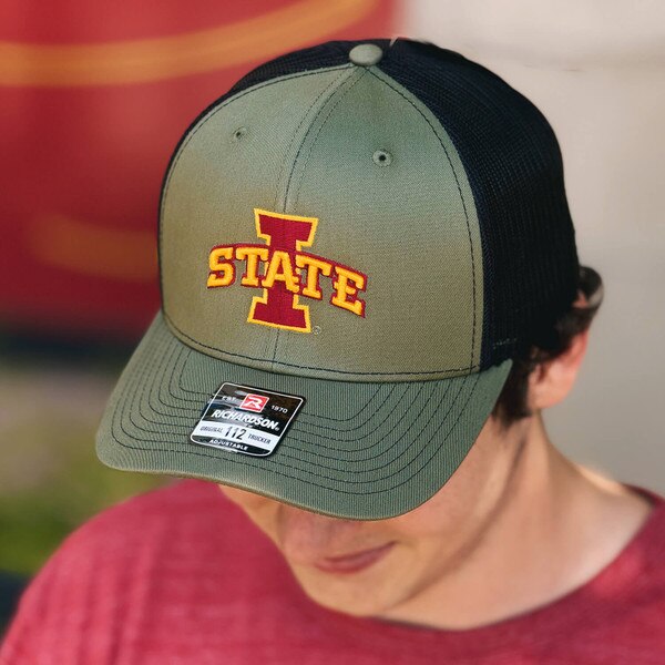 Richardson I-State Black Adjustable Snapback Hat